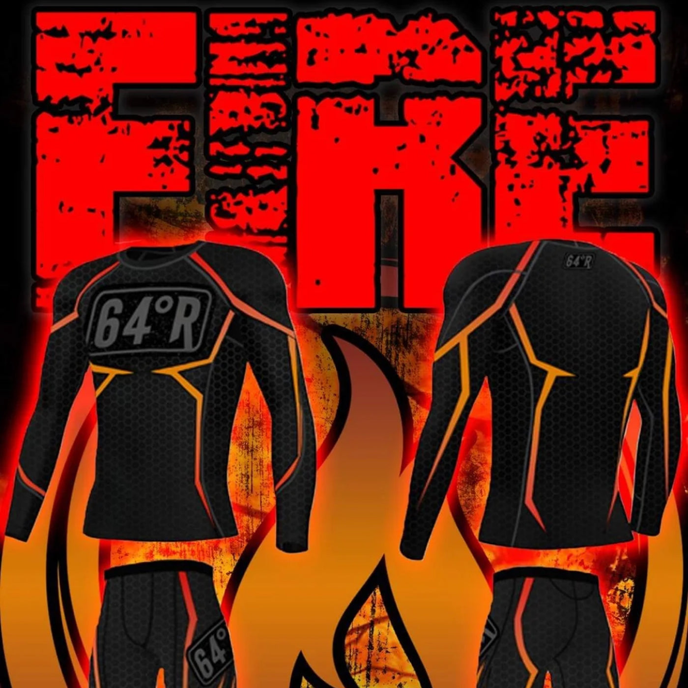 Element Series - Fire, 2-Piece Compression Suit