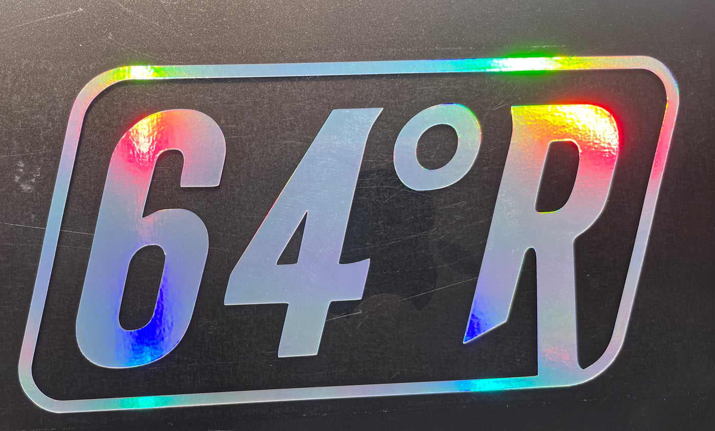 Holographic Logo Decal 5”