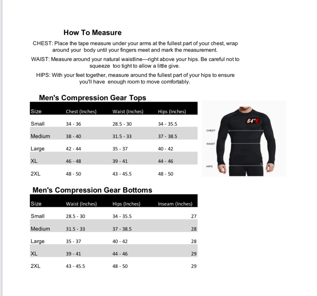 1-Piece Compression Suit – 64 Degree Racing